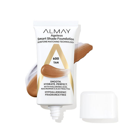 ALMAY - Ageless Smart Shade Foundation, Tan - 1 fl. oz. (30 ml)