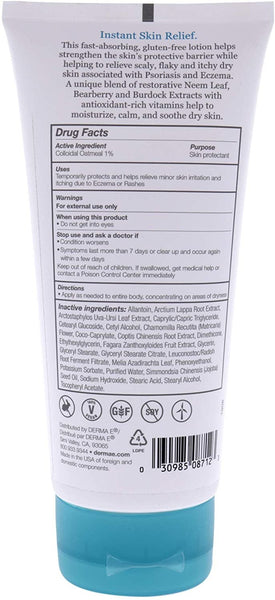 DERMA E - Eczema Relief Lotion - 6 fl oz (175 ml)