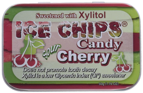 ICE CHIPS CANDY - Sour Cherry 1.76 OZ