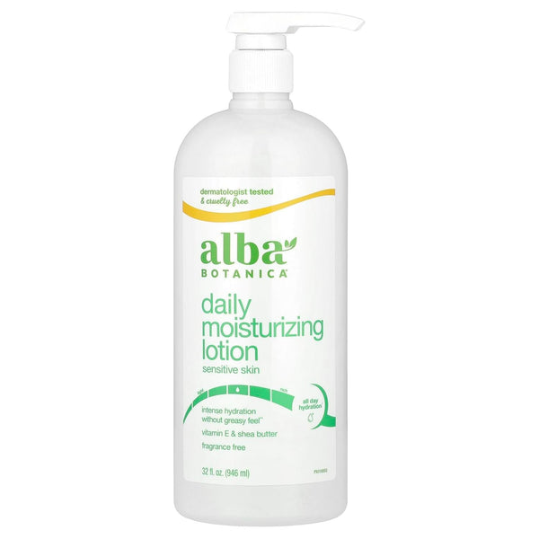 ALBA BOTANICA - Daily Moisturizing Body Lotion, Sensitive Skin - 32 oz. (907 g)