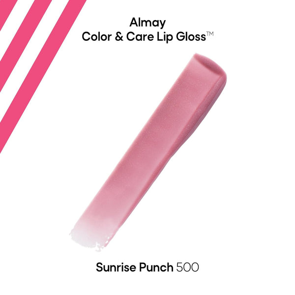 ALMAY - Color & Care Lip Gloss, Sunrise Punch - 0.1 fl oz (3 ml)