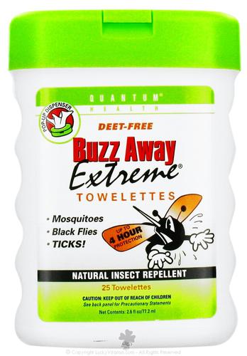 Quantum Research Buzz Away Extreme Towelette Pop Ups