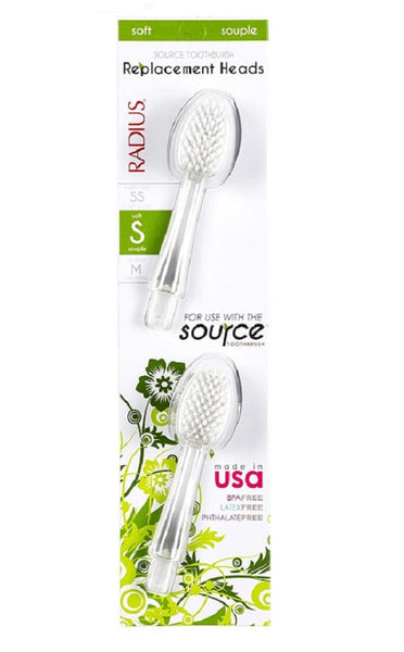 Radius Toothbrush Replacement Heads Soft