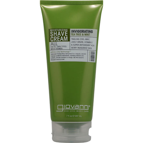 GIOVANNI COSMETICS - Shave Cream Tea Tree & Mint (Invigorating)