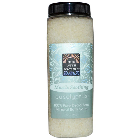 ONE WITH NATURE - Dead Sea Mineral Bath Salts Eucalyptus