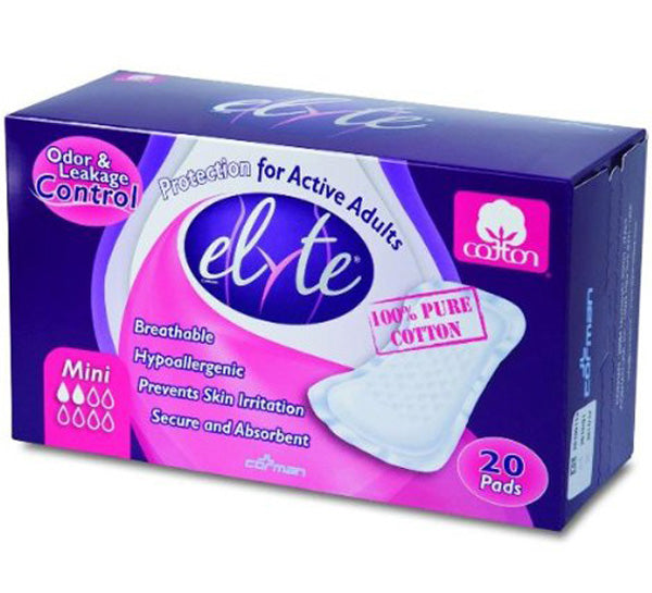 Elyte Light Cotton Incontinence Pads, Mini