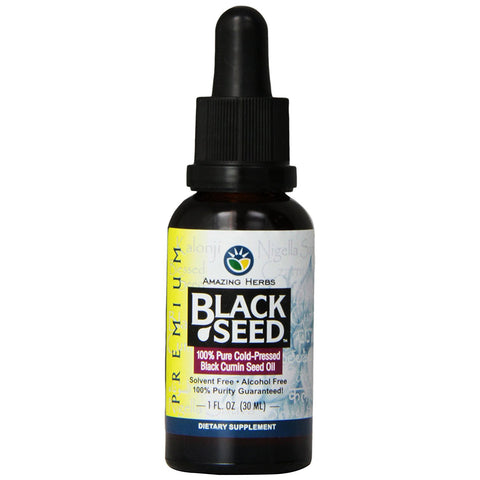 AMAZING HERBS - Black Seed Cold-Pressed Oil