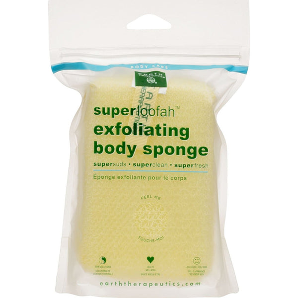 EARTH THERAPEUTICS - Super Loofah Exfoliating Body Sponge
