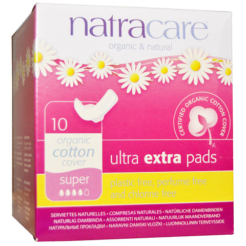 NATRACARE - Organic & Natural Ultra Extra Pads Super