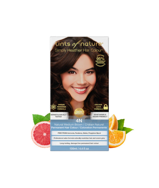 TINTS OF NATURE - 4N Natural Medium Brown Permanent Hair Dye