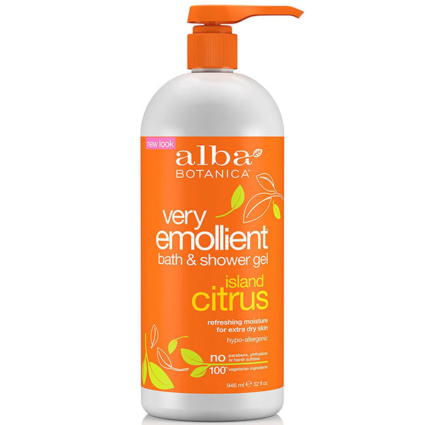 ALBA BOTANICA - Very Emollient Bath & Shower Gel Island Citrus