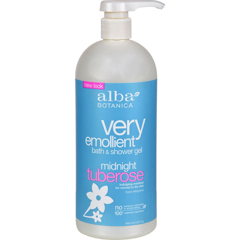 ALBA BOTANICA - Very Emollient Bath & Shower Gel Midnight Tuberose