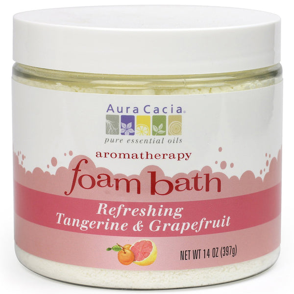 AURA CACIA - Aromatherapy Foam Bath Refreshing Tangerine and Grapefruit