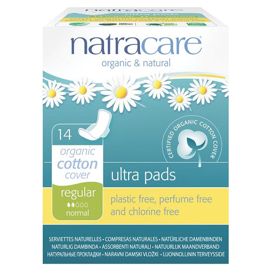 NATRACARE - Natural Feminine Ultra Pads Regular with Wings
