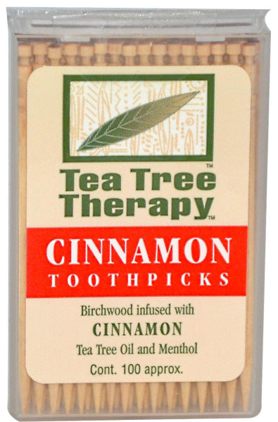 Tea Tree Therapy Cinnamon Toothpicks