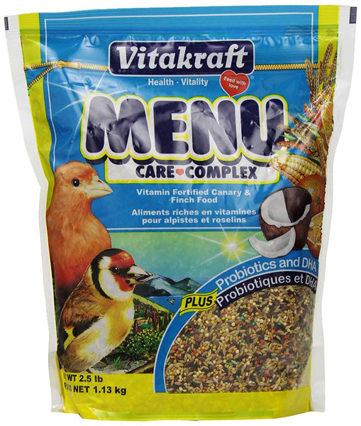 VITAKRAFT - Menu Vitamin Fortified Canary & Finch Food