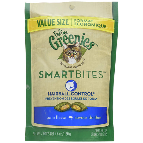 GREENIES - Smartbites Hairball Control Cat Treats Tuna Flavor