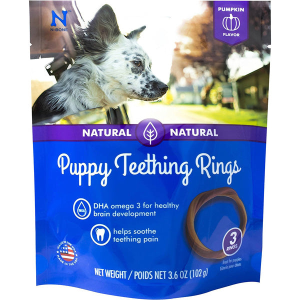 N-BONE - Puppy Teething Ring Pumpkin Flavor