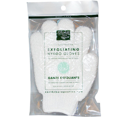 EARTH THERAPEUTICS - Exfoliating Hydro Gloves White