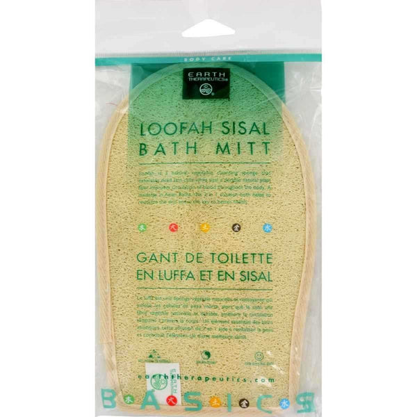 EARTH THERAPEUTICS - Loofah Sisal Bath Mitt