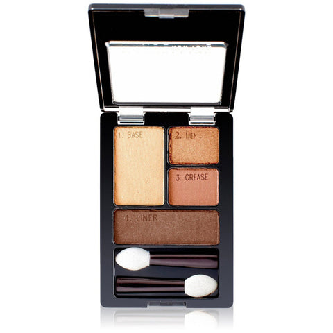MAYBELLINE - Expert Wear Eyeshadow Quads Sunlit Bronze