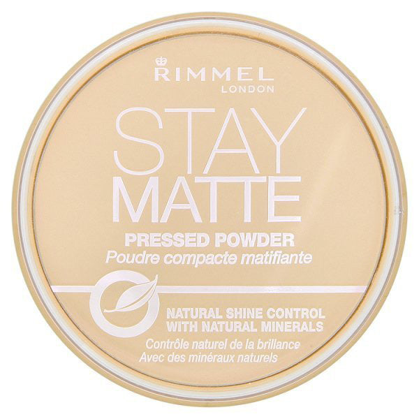 RIMMEL - Stay Matte Pressed Powder #001 Transparent