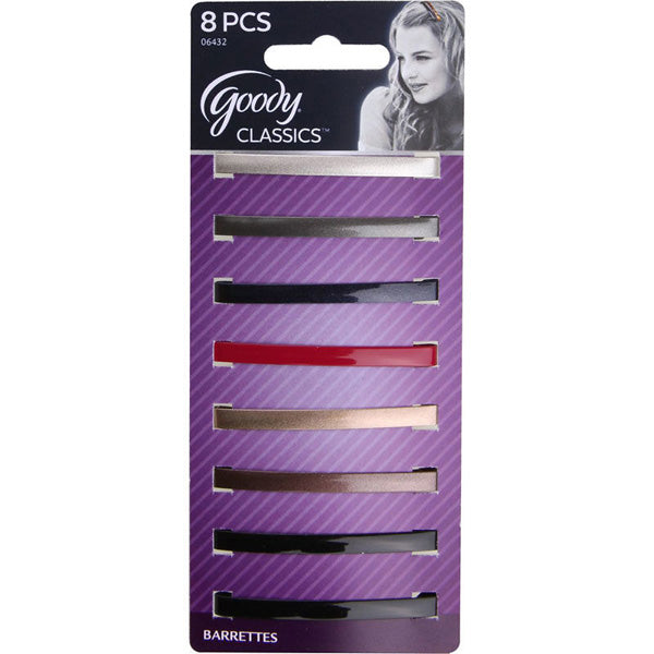GOODY - Classic Metallic Gloss Stay Barrettes