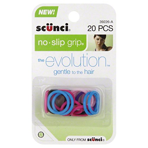 SCUNCI - No Slip Grip Ponytail Holders