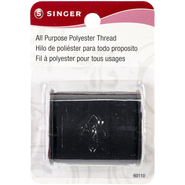 SINGER - All Purpose Polyester Thread Black