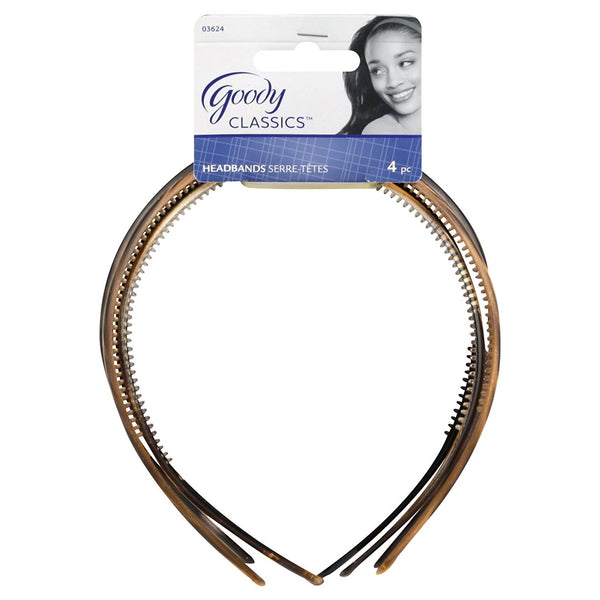 GOODY - Classics Beauty Skinny Plastic Headbands