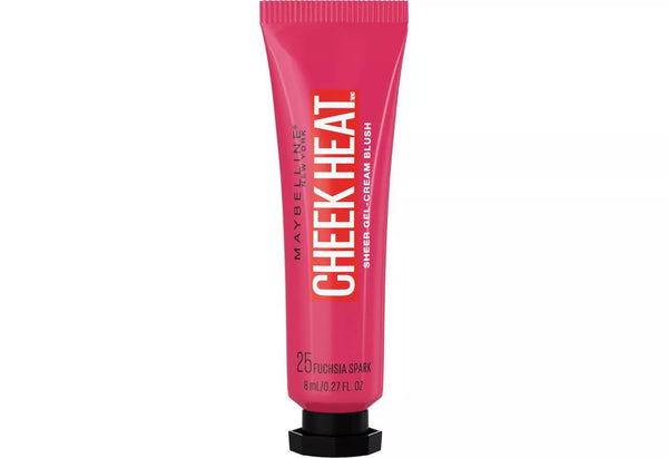 MAYBELLINE - Cheek Heat Sheer Gel Cream Blush Fuchsia Spark 25