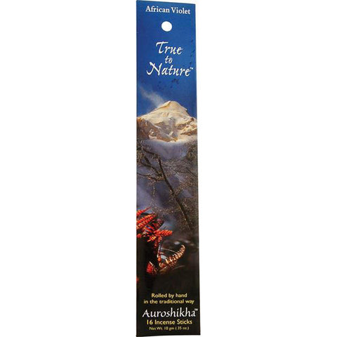 AUROSHIKHA - True To Nature Incense African Violet