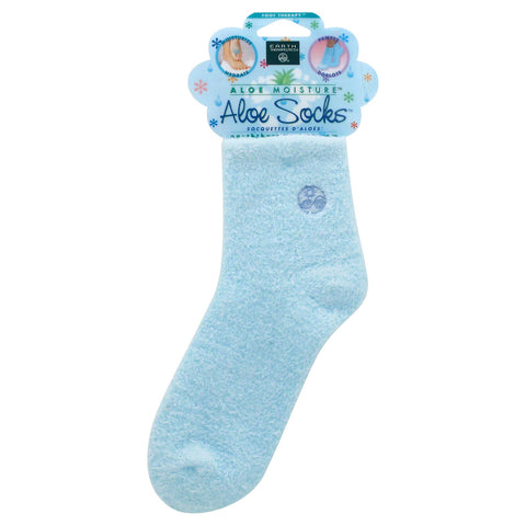 EARTH THERAPEUTICS - Foot Therapy Aloe Socks Blue