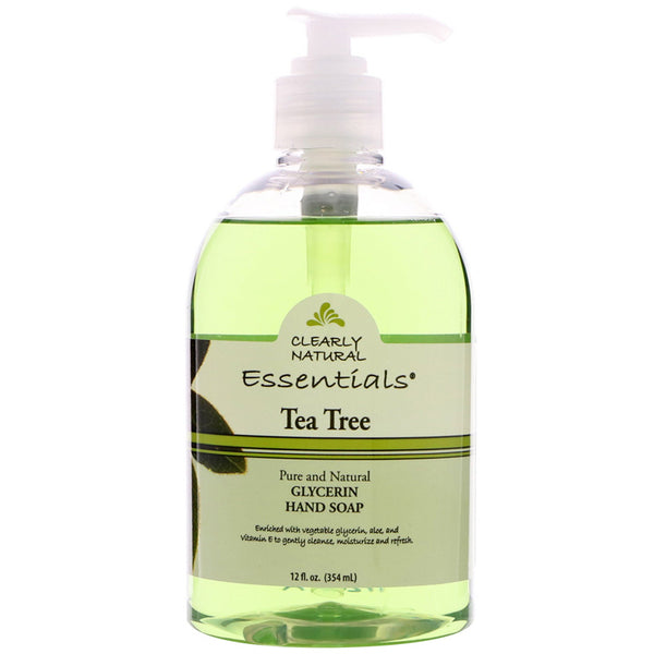 CLEARLY NATURAL - Liquid Glycerine Soap Tea Tree