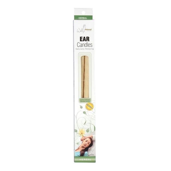 WALLY'S - Herbal 100% Beeswax Ear Candles - 2 Pack