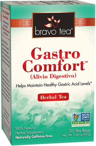 BRAVO TEAS - Gastro Comfort Herbal Tea - 20 Tea Bags