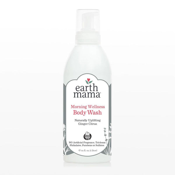 EARTH MAMA - Morning Wellness Body Wash - 34 fl. oz. (1 Liter)