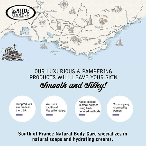 SOUTH OF FRANCE - French Milled Bar Soap Shea Butter - 6 oz. (170 g)