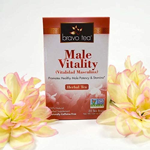 BRAVO TEAS - Male Vitality Herbal Tea - 20 Tea Bags