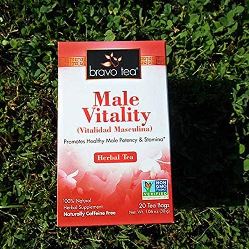 BRAVO TEAS - Male Vitality Herbal Tea - 20 Tea Bags